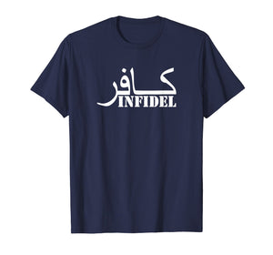 Mens Arabic Infidel T-Shirt Tee - Kafer Arabic T-Shirt
