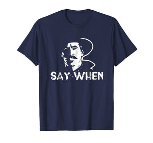 Diga cuando T-Shirt Tombstone camisetas