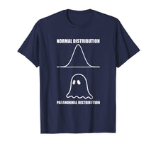 Load image into Gallery viewer, Math Ghost T Shirt Normal Paranormal Distribution Geometry
