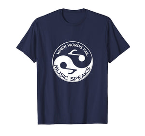 Music T-Shirt Teacher Musical Notes Yin Yang Musician Tee
