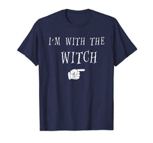 Load image into Gallery viewer, Men&#39;s Halloween Couples Costume T Shirt I&#39;m With The Witch
