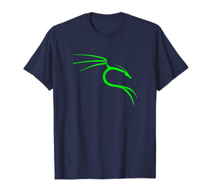 Cool Hacker Nerd Tees - Kali Linux Dragon T-Shirt