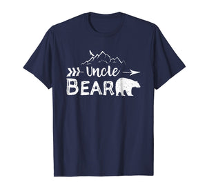 Mens Uncle Bear Shirt Matching Family Aunt And Uncle Camping Gift