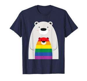 Mama and baby bear Shirt LGBT Gay Pride Shirts For Men Women