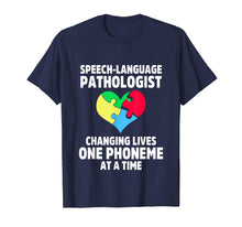 Load image into Gallery viewer, Speech Pathology Therapy Lives Autism Awareness Month TShirt
