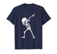 Load image into Gallery viewer, Dabbing Skeleton Shirt - Funny Halloween Dab Skull T-Shirt
