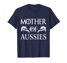 Load image into Gallery viewer, Mother Of Aussies Shirt Gift Tshirt Tee Australian Shepherd
