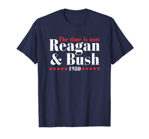 Reagan Bush 80 Ronald Reagan 1980 Campaign T-Shirt