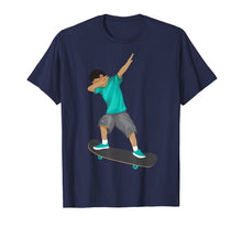 Load image into Gallery viewer, Cute Dabbing Boy On Skateboard Shirt Funny Skater Gift
