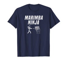 Load image into Gallery viewer, Marimba Ninja Funny Marching Band T-Shirt
