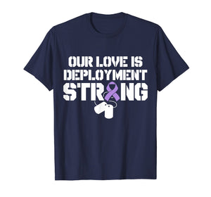 Military Child Month Purple Up Pride Deployment T Shirt