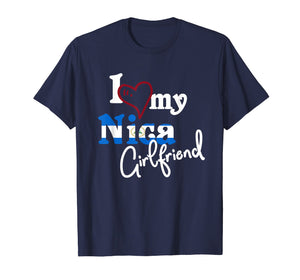Camisetas Nicaragua I Love My Nica Girlfriend Te Amo Shirt