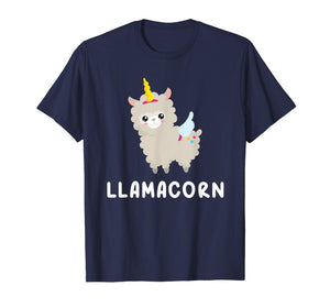 Llamacorn T-Shirt - Funny Llama Mixed With Unicorn Tee