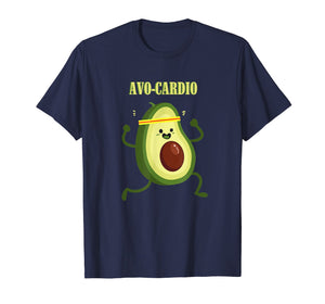 Avo-Cardio Funny Avocado Fitness Workout T-Shirt Men Women