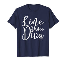Load image into Gallery viewer, Line Dance Diva T-Shirt. Cute Line Dance Tee Shirt Gift
