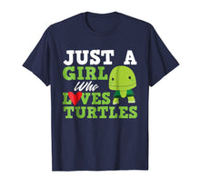 Load image into Gallery viewer, Just a Girl Who Loves Turtles Cute Animal T-Shirt Gift
