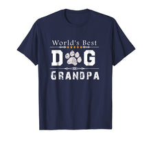 Load image into Gallery viewer, Mens World&#39;s Best Dog Grandpa T-Shirt
