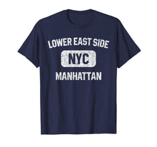 Load image into Gallery viewer, Lower East Side T Shirt - Gym Style Distressed White Print
