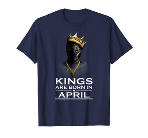 Kings Are Born In April T-shirt For King Panther Shirt