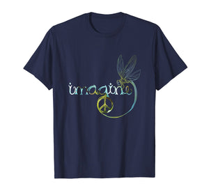 Dragonfly Imagine Hippie T Shirt For Women Men