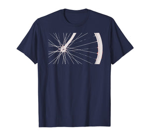 Bike Wheel Close Up of Radial Spokes T-shirt