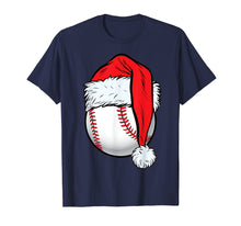 Load image into Gallery viewer, Christmas Baseball Ball Santa T Shirt Boys Men Sport Xmas
