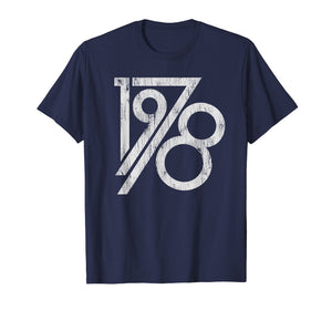 Since 1978 Classic 41st Birthday T Shirt Gift Retro Vintage