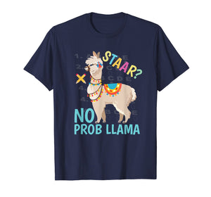 STAAR Test No Prob Llama Teacher Exam Testing T-Shirt Gifts