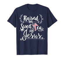 Load image into Gallery viewer, Raised on Sweet Tea &amp; Jesus - Jesus Surfed Christian T-Shirt
