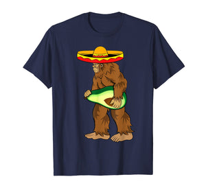 Bigfoot Carrying avocado shirts Cinco de Mayo Sasquatch men