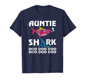 Auntie Shark T-shirt Doo Doo Doo