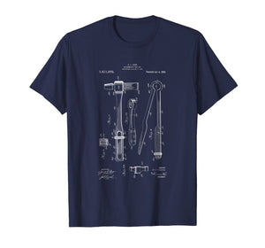 1920 Vintage Blacksmith Tool Patent Drawing T Shirt