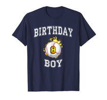 Load image into Gallery viewer, 8th Birthday Boy Shirt - Baseball T- Shirt 8 years old kid
