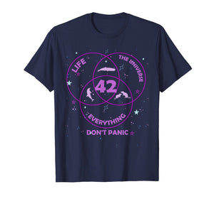 42 Answer to Life Universe Everything T-Shirt