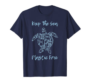 Save Sea Turtle T-Shirt Eco Friendly Anti Plastic Pollution