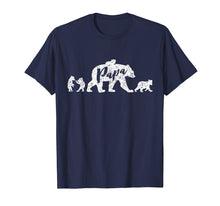 Load image into Gallery viewer, Papa Bear T Shirt with Four Cubs
