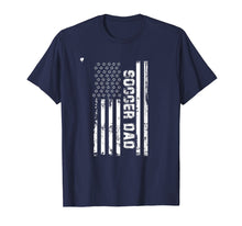 Load image into Gallery viewer, Soccer Dad Player Vintage USA American Flag T Shirt
