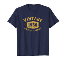 Load image into Gallery viewer, 61 Years Old 61st B-day Birthday Vintage Gift 1958 T-Shirt
