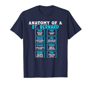 Anatomy of a Saint Bernard Gifts for Dog Mom Dad
