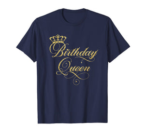 Birthday Queen T-Shirt - Elegant Crown Design