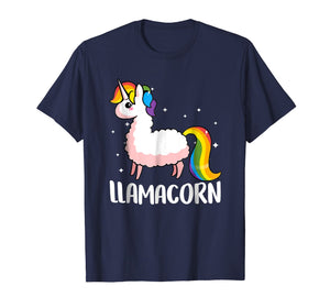 Llamacorn Funny Kids Adult Cute Unicorn Llama Animal T Shirt