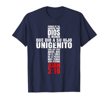 Load image into Gallery viewer, Mensajes Biblicos Dios Espanol Camisetas T-Shirts Cristianos
