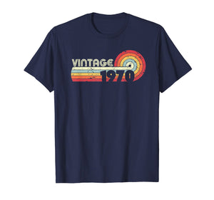1970 Vintage T Shirt, Birthday Gift Tee. Retro Style Shirt.
