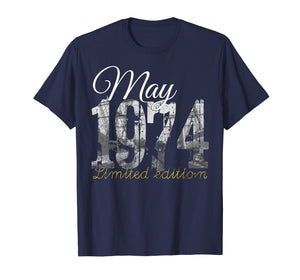 May 1974 Tee - 45 Year Old Shirt 1974 45th Birthday Gift