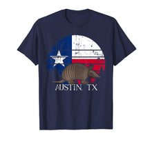 Load image into Gallery viewer, Austin TX Armadillo State Flag Texas Pride shirt T-Shirt
