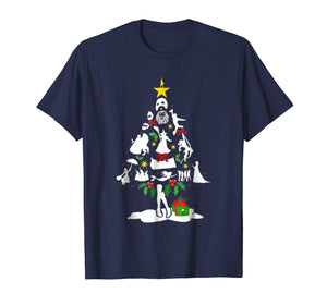Broadway Musical Theatre Christmas Tree T- shirt