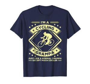 Cycling Grampa shirt Funny Cycler gifts Grandpa tshirt