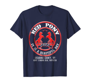 Red Pony It Is a Beautiful Day T-shirt