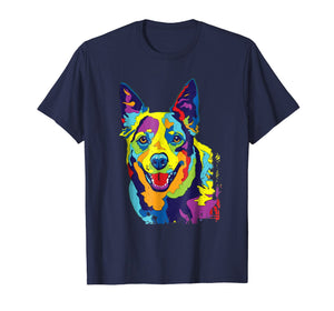 Cattle Dog Shirt Funny Australian Cattle Dog Pop-Art Shirt