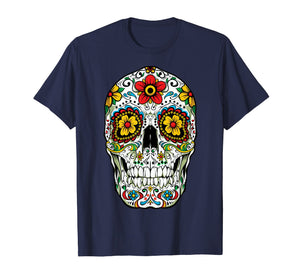 Day Of The Dead Sugar Skull Funny Cinco de Mayo Men Women T-Shirt